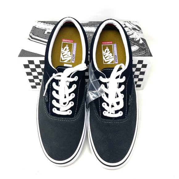 💖MEGA SALE💖Vans Era Twill Raven Black Mens Skat Suede Canvas VN0A5FC984E - Picture 6 of 11